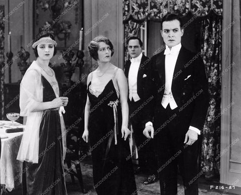 Violet Heming and cast silent film The Cost 3949-11