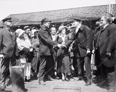 House Peters and cast silent film Storm Breakers 3958-35