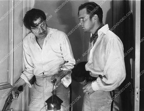 Warner Baxter Arthur Byron film The Prisoner of Shark Island 4182-32