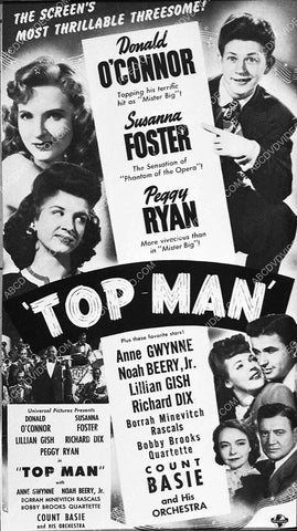 ad slick Donald O'Connor Susanna Foster Peggy Ryan film Top-Man 4301-35
