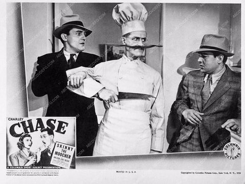 ad slick Charley Chase Ann Doran Skinny The Moucher 4303-05
