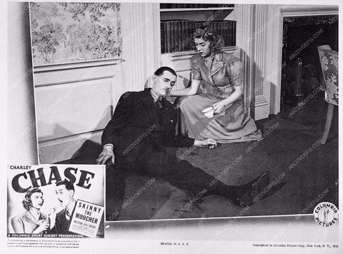 ad slick Charley Chase Ann Doran Skinny The Moucher 4303-06
