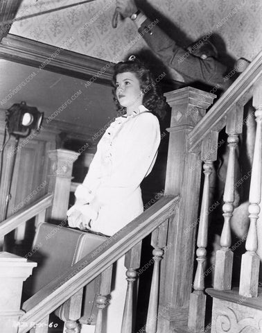 candid Shirley Temple finishing touches behind the scenes 4439-20