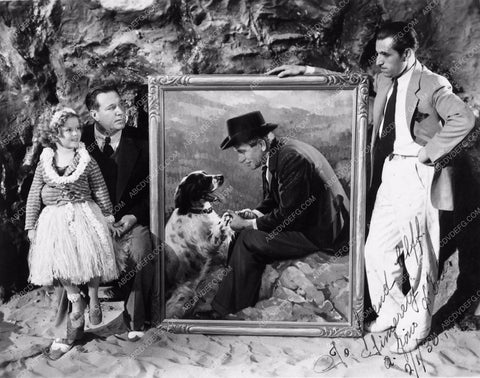 Shirley Temple John Butler looking at Will Rogers painting 4439-34