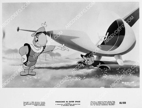 animated characters film Pinocchio in Outer Space 4513-14
