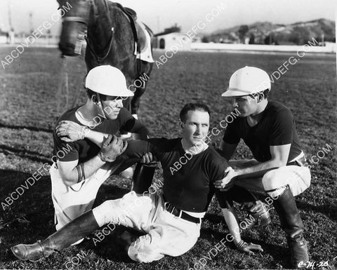 Tim McCoy Kane Richmond Ward Bond on the polo field film Voice in the Night 4513-27