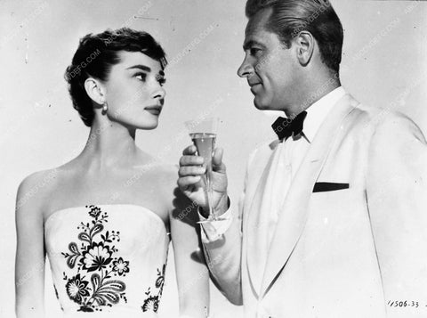 William Holden Audrey Hepburn comedy film Sabrina 4529-35