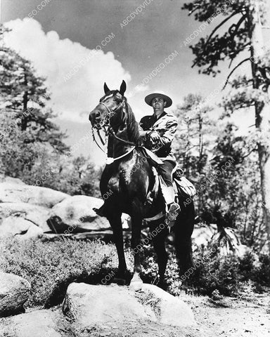 Allan Lane on horseback serial film King of the Royal Mounted 4586-35