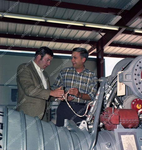William Shatner visits Rocketdyne where JPL Space Engines are built 45bx03-99