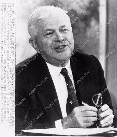 news photo Defense Secretary Charles Wilson 45bx06-362