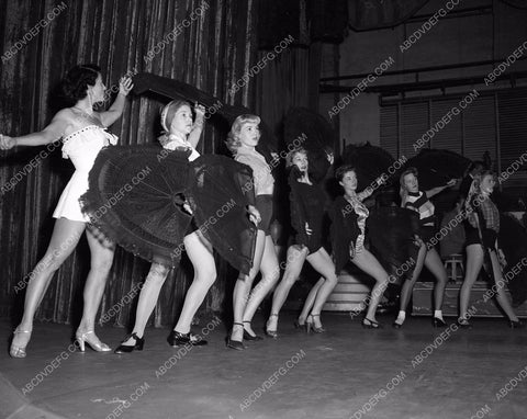 chorus showgirls dance rehearsel for Los Angeles night club 45bx06-378