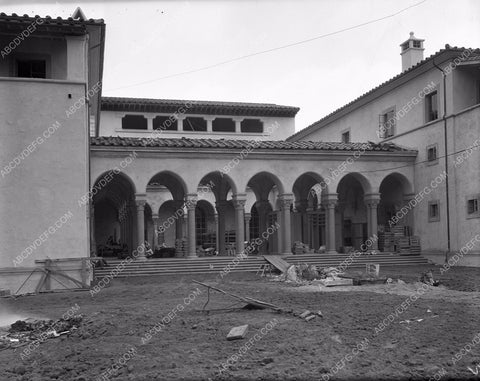 historic Los Angeles Hollywood cool building under construction 45bx07-063