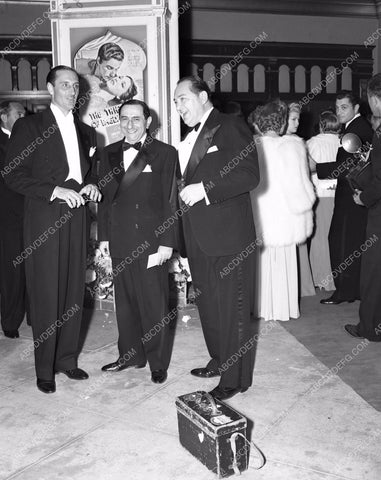 Basil Rathbone Ernst Lubitsch Edward Arnold at film premiere 45bx07-075