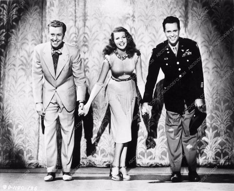 Rita Hayworth Larry Parks bowing in Down to Earth 4638-34