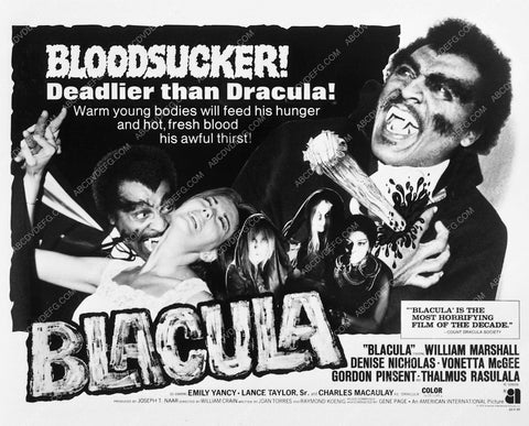William Marshall horror camp film Blacula add slick 4710-02