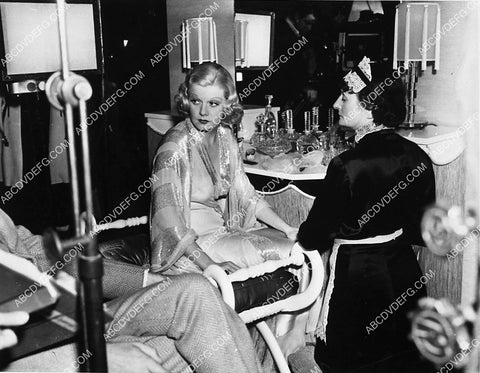 behind the scenes Jean Harlow una O'Connor 4722-36