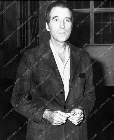 British actor Christopher Lee taking it easy candid 4739-33