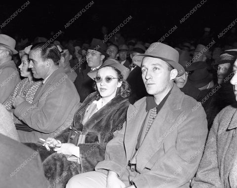 Bing Crosby and wife at boxing match Hollywood Legion Stadium 4b09-164