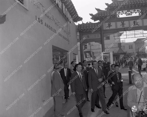 presidential candidate Richard Nixon historic Los Angeles Chinatown 4b09-315
