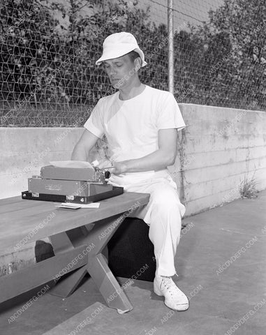 Joseph Cotten gives magazine interview and shows home 4b10-124
