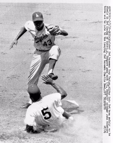 baseball Los Angeles Dodgers v Chicago Cubs Charlie Neal 4b10-461