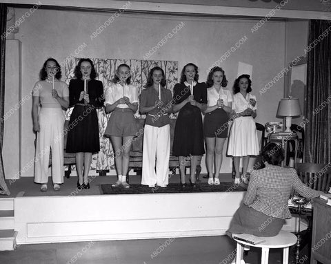 Starletts hopefuls rehearse Warner Brothers Theatre Sophie Rosenstein 4b10-501