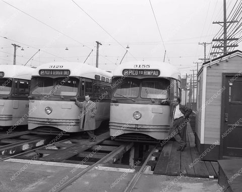 historic Los Angeles transit streetcar depot the Pico trains 4b10-583
