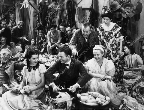 Alice Brady Russell Hardie Ann Rutherford Frank Craven Cora Sue Collins film The Harvester 5091-28