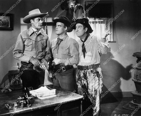 Charles Starrett John Merton Smiley Burnette film Trail to Laredo 5253-32