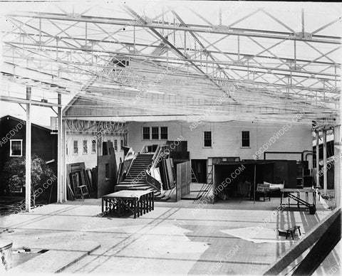 1917 historic Los Angeles Hollywood Dixon Studios at Sunset & Western exterior sets 5416-09