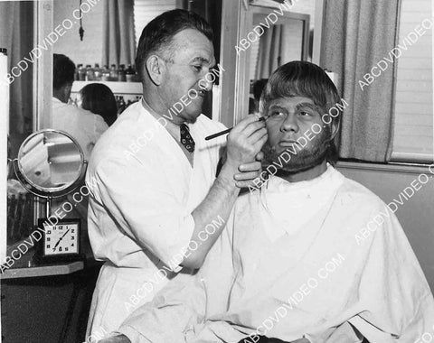 Jack Pierce gets Turhan Bey in his makeup workshop 5623a-23