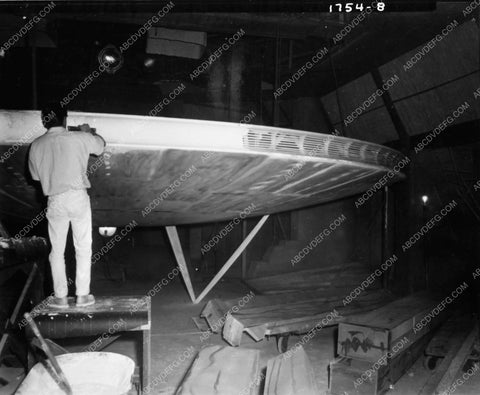 behind the scenes set building of Bamboo Saucer 5795-18