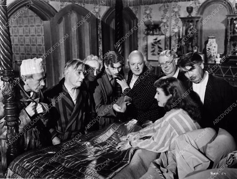 Barbara Stanwyck S.Z. Sakall Tully Marshall Oskar Homolka film Ball of Fire 5956-05