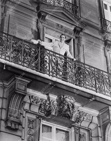 Tyrone Power on the balcony film The Sun Also Rises 5969-33