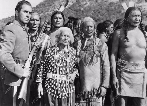 Tyrone Power and cast film Pony Soldiers 5969-34