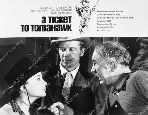 Anne baxter Dan Dailey Walter Brennan film a Ticket to Tomahawk 6007-06