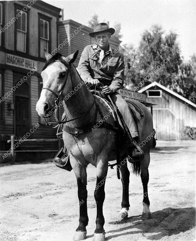Richard Widmark riding into town film Warlock 6007-19