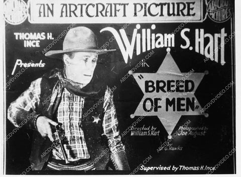 William S Hart silent film Breed of Men 6008-30