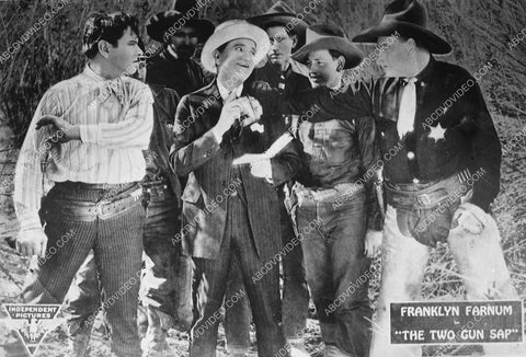 Franklyn Farnum silent film The Two Gun Sap 6008-32