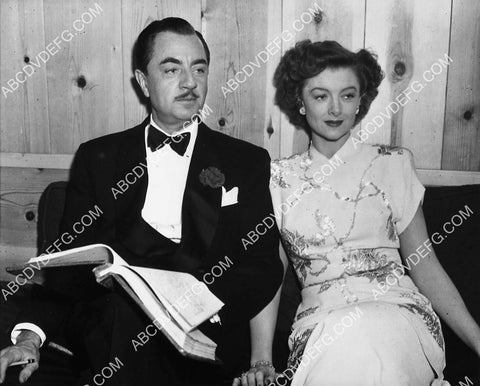 candid William Powell Myrna Loy going over the script film Song of the Thin Man 6125-31