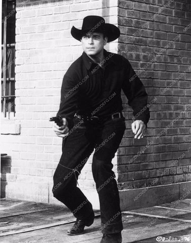 Scott Brady dressed in black western portrait 6252-10