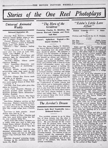 ad info Nestor Studios silent film productions film one reel productions 6272-19