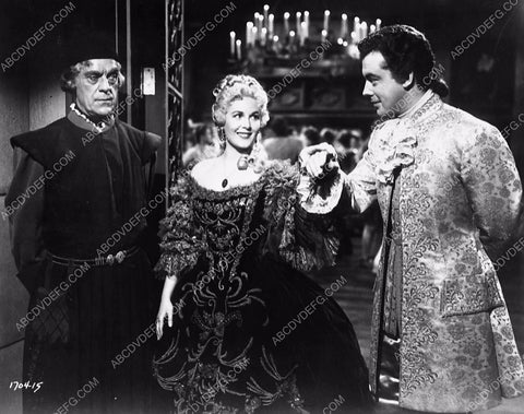 Rita Corday Boris Karloff Richard Greene horror film The Black Castle 6273-03
