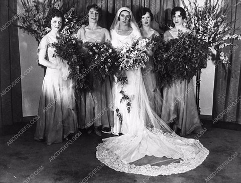 Janet Gaynor is a bridesmaid for someones wedding 6273-21