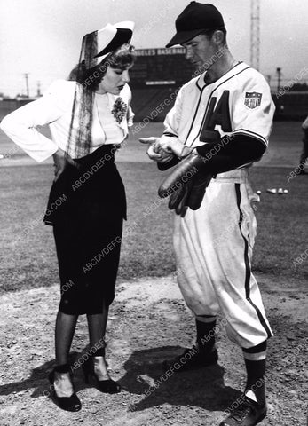 candid Lupe Velez gets some baseball advice 6387-32