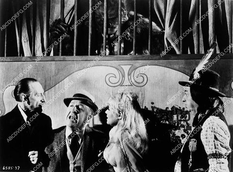 Basil Rathbone Jesse White Deborah Walley Benny Rubin film The Ghost in the Invisible Bikini 6428-36