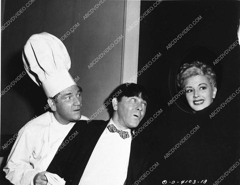 3 Stooges Moe Larry Shemp Christine McIntyre short film Shivering Sherlocks 6482-26