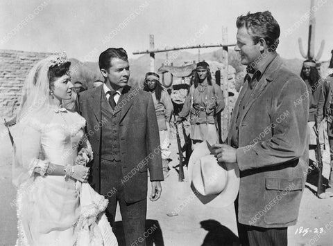 Anne Bancroft Audie Murphy western film Walk the Proud Land 6522-04