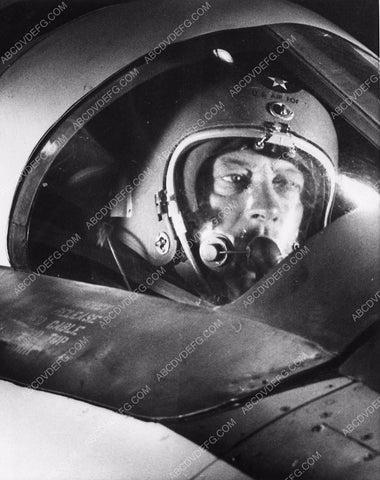 William Holden in the cockpit film Toward the Unknown 6556-16