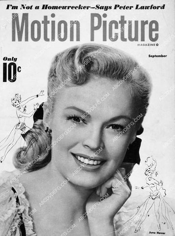 June Haver Motion Picture Magazine cover 6886-13